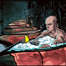 Принятие ванны вне сознательного бытия