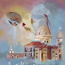 Венеция . Вольная копия.