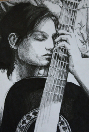 Портрет с гитарой