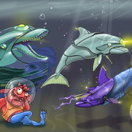 кибер-дельфин