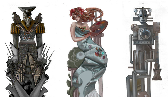 Иллюстрация к книге М. Арджилли "Десять городов"