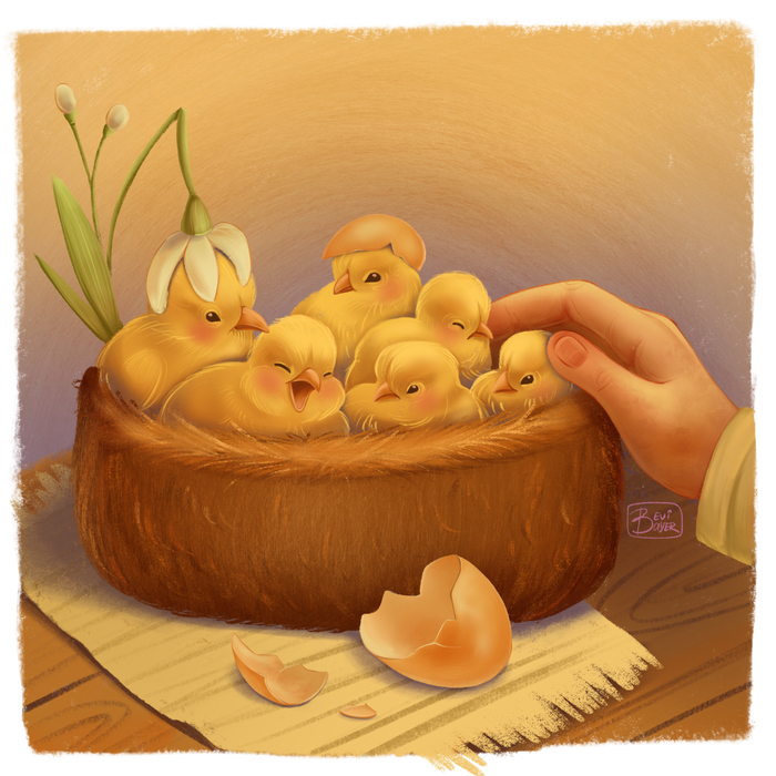 Весна в шапке