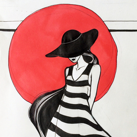 White or black stripes