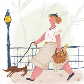 Клара идёт на пикник