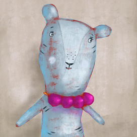 Игрушка детская - вроде тигр белый