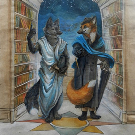 иллюстрация к роману "Лис Улисс"  Фреда Адры