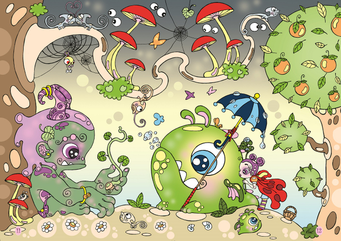 "Мили Ванили и чудище лесное" (silent book)