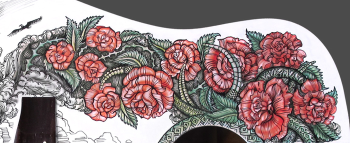 Цветы. Фрагмент