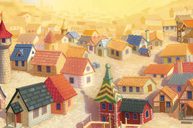 средневековый городок