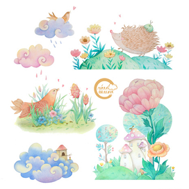 иллюстрации для детского фотоальбома