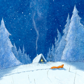 Рыжее на голубом )))