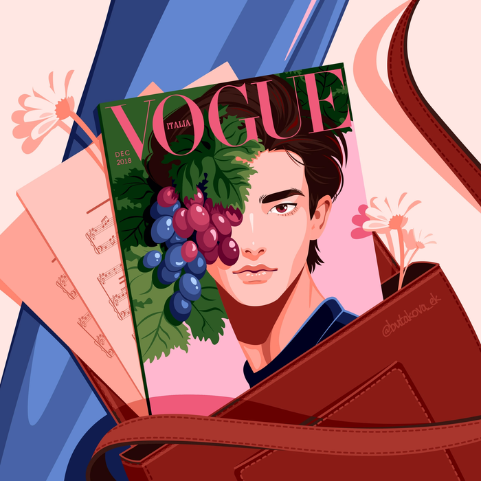 Иллюстрация, вдохновленная циклом книг Оксаны Кас «Из пепла к славе» 🖤