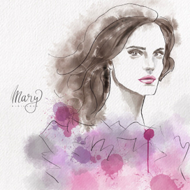 Портрет в стиле «Цифровая акварель»