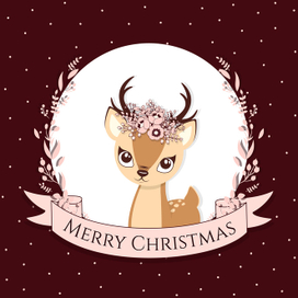 Рождественская открытка