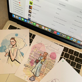 открытки с авторскими иллюстрациями