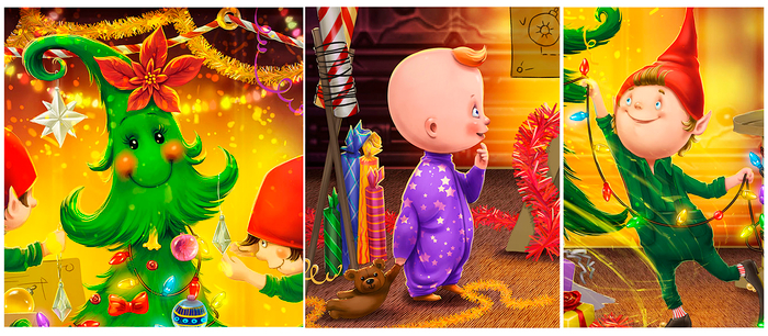 Кусочки Нового года