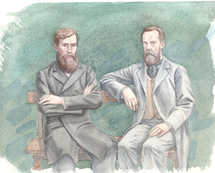 "Братья Третьяковы, основатели Третьяковской галереи"