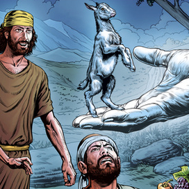 Бог принимает жертву Авеля