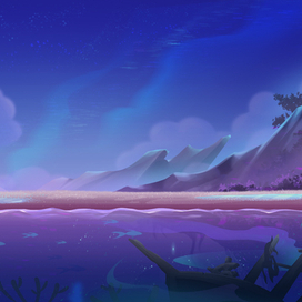 Tropical Paradise. Transition world