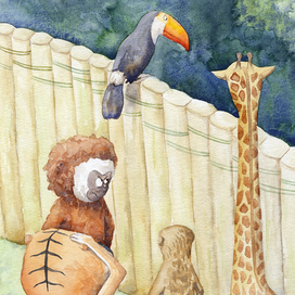 Иллюстрация к книге "Wisdom tales from Gita for children"