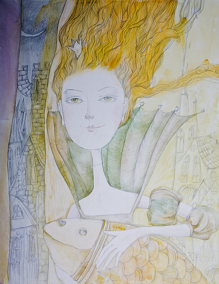 Принцесса с рыбой