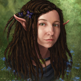 портрет эльф