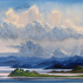 Облачный день на Бухтарме