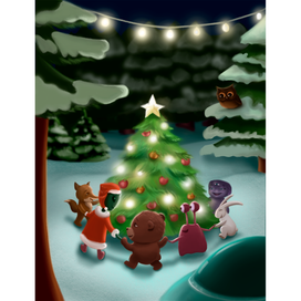 Веселый Новый год с НЛО