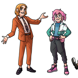 Персонажи для детского образовательного центра "Сигма"