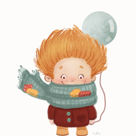 Тёплый шарф