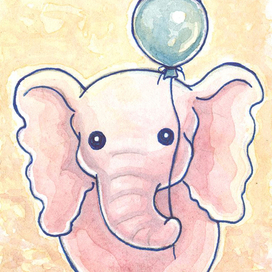 Слоник с шариком