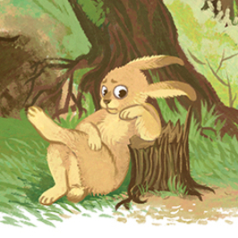 Грустный зайчик