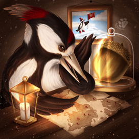 Дятел путешественник