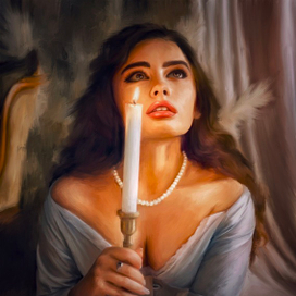 Девушка со свечой 