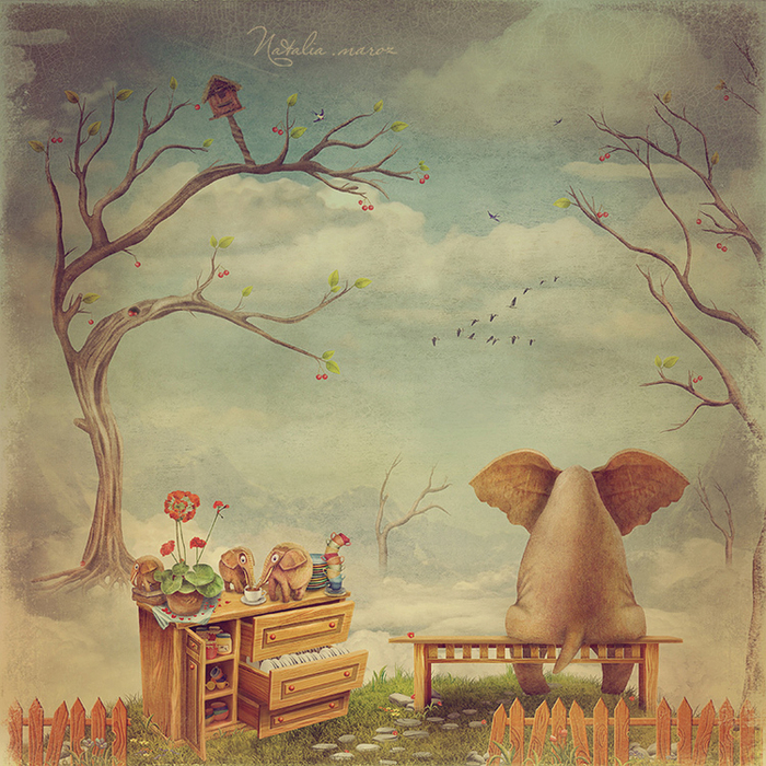 Мечты о семейном счастье .