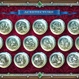 Коллекция монет - архитектура.