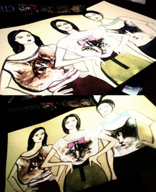 Collection of T-shirts - cats