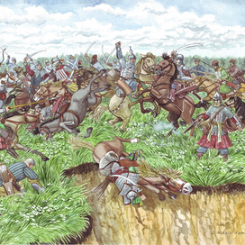 Сшибка людей Воейкова с кучумлянами.