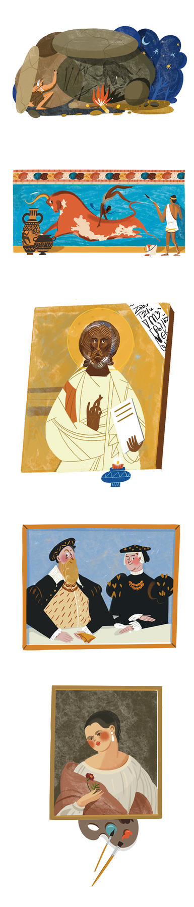 Как развивалась живопись