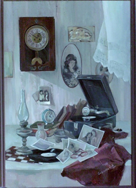 Старинные вещи, холст масло 80х110