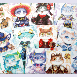 Котики по Геншину