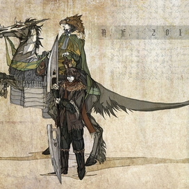 Рыцарь и его оруженосец