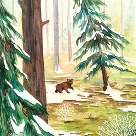 Весна в лесу