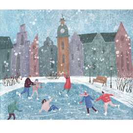 Иллюстрация для гида по новогодним подаркам для сайта mobile-review.com