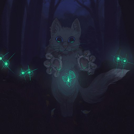 Кошка в лесу