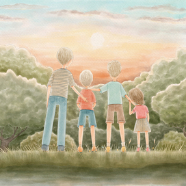 Иллюстрация для книги "First to be big"