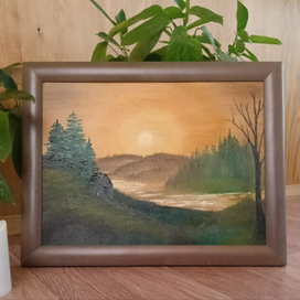 Холмы у речки