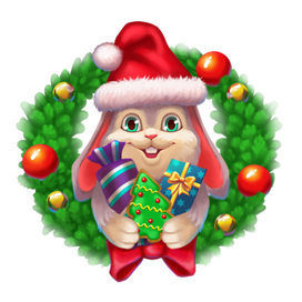 Новогодний кролик