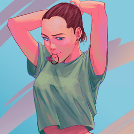 Девушка летняя