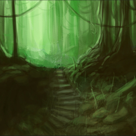 Лес. speedpainting